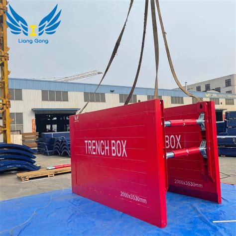 steel shoring box|lightweight trench boxes.